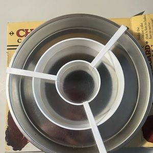 Vintage checkered cake pan.